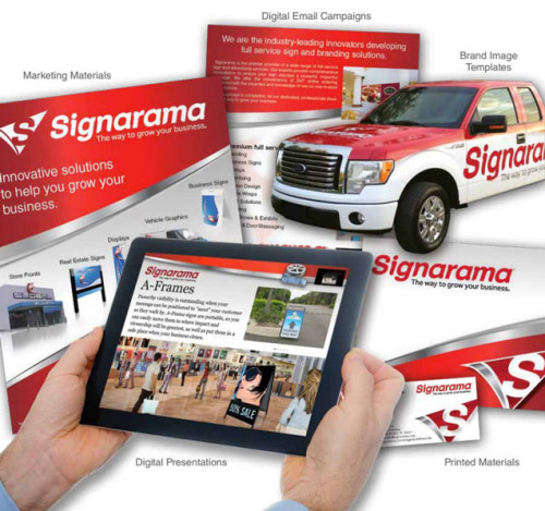 a portfolio of what Signarama can provide