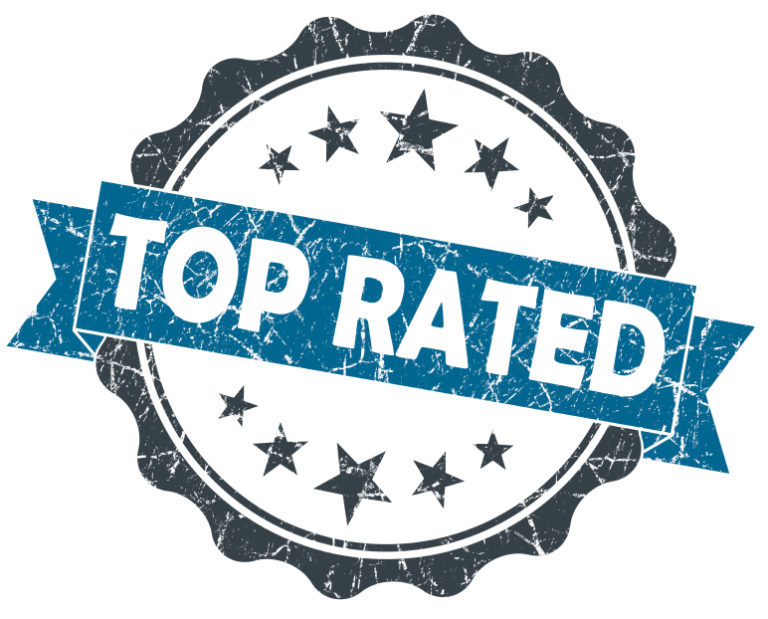 a top-rated badge
