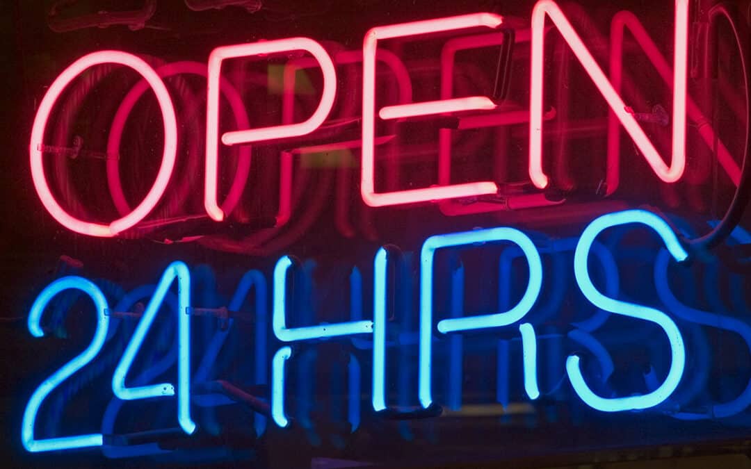 Open 24hrs Neon